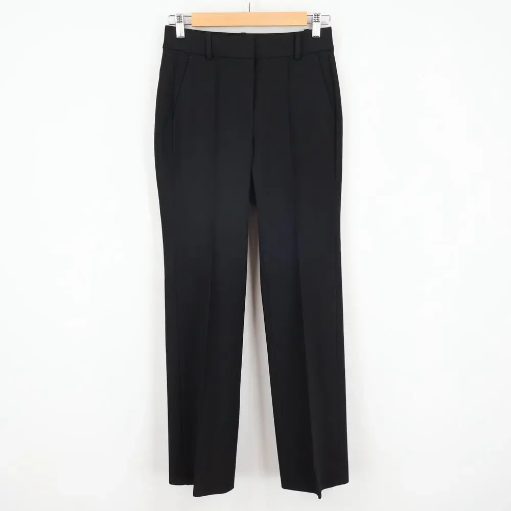 J. Crew Black Straight-Leg Dress Pants